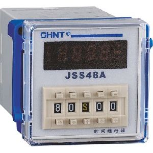 300082 - Реле времени JSS48A 11--контактный двух групповой переключатель AC/DC100В~240В (CHINT)