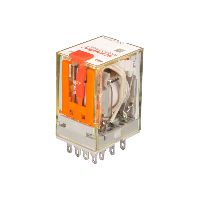 Реле RKE4CO524LT, 4CO, 5A(250VAC/30VDC), 24VAC, мех. индикация, тест-кнопка с блокировкой, LED