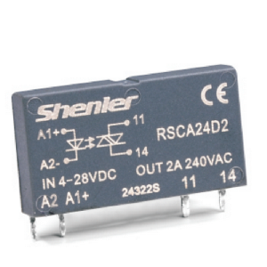 Реле интерфейсное полупроводниковое RSCD06D3 с колодкой SNC05-E-AR, винтовой зажим, 1NO, 3A(60VDC), 12_24VDC, LED, W=6.2mm