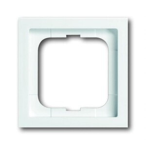 2CKA001754A4504 - Рамка 1-постовая, серия future, цвет davos/альпийский белый