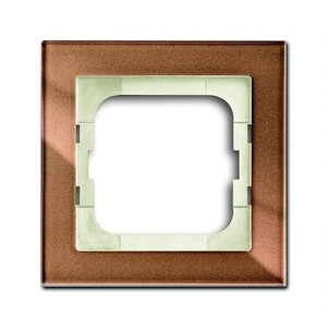 2CKA001754A4543 - Рамка 1-постовая 1721-283, серия axcent, цвет бронзовое стекло