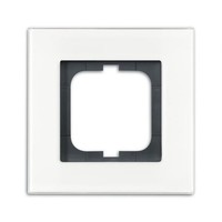 3836.66 - Рамка 1-постовая, серия carat, белое стекло (v.2012)