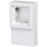 2TKA00002276 - Коробка для монтажа на поверхность в плинтус, 85 мм, Impressivo, цвет белый