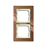 2CKA001754A4544 - Рамка 2-постовая 1722-283, серия axcent, цвет бронзовое стекло