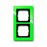 2CKA001754A4338 - Рамка 2-постовая, серия axcent, цвет зелёный