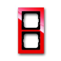 2CKA001754A4341 - Рамка 2-постовая, серия axcent, цвет красный