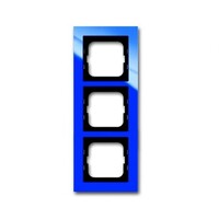 2CKA001754A4345 - Рамка 3-постовая, серия axcent, цвет синий