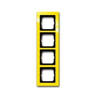 2CKA001754A4348 - Рамка 4-постовая, серия axcent, цвет жёлтый