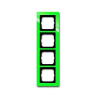 2CKA001754A4350 - Рамка 4-постовая, серия axcent, цвет зелёный