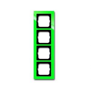 2CKA001754A4350 - Рамка 4-постовая, серия axcent, цвет зелёный