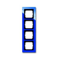 2CKA001754A4354 - Рамка 4-постовая, серия axcent, цвет синий