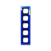 2CKA001754A4355 - Рамка 5-постовая, серия axcent, цвет синий