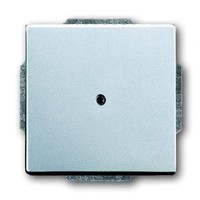 2CKA001710A3664 - Заглушка с суппортом, серия solo/future, цвет серебристо-алюминиевый