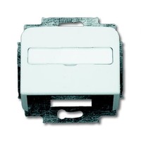 2CKA001724A1663 - Плата центральная (корпус) с суппортом для коммуникационных разъёмов и цоколей DCS от 1850 EB до 1876 EB, серия Reflex SI, цвет альпийский белый