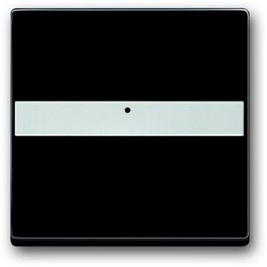 2CKA001731A1982 - Клавиша для механизма 1-клавишного выключателя, поле для надписи, со световодом, Future/Axcent/Carat/Династия, черный бархат