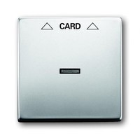 2CKA001710A3757 - Плата центральная (накладка) для механизма карточного выключателя 2025 U, серия pur/сталь