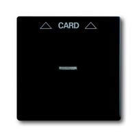2CKA001710A3905 - Плата центральная (накладка) для механизма карточного выключателя 2025 U, серия solo/future, цвет черный бархат