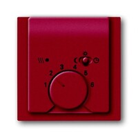 2CKA001710A3817 - Плата центральная (накладка) для механизма терморегулятора (термостата) 1095 U, 1096 U, серия impuls, цвет бордо/ежевика