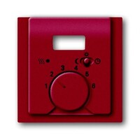 2CKA001710A3819 - Плата центральная (накладка) для механизма терморегулятора (термостата) 1095 UTA, 1096 UTA, серия impuls, цвет бордо/ежевика