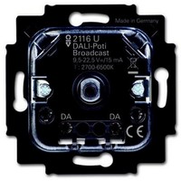 2CKA006599A3025 - Механизм светорегулятора, DALI, поворотный, пассивный, изменение температуры цвета, до 64 РУ, скрытая установка