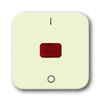 2CKA001731A0348 - Клавиша для механизма 1-клавишного выключателя/переключателя/кнопки с красной линзой и маркировкой "I/O"