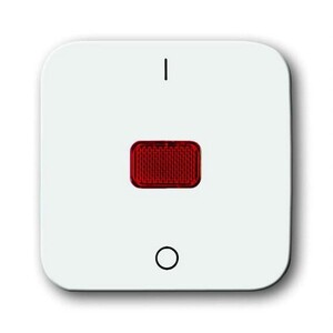 2CKA001731A0918 - Клавиша для механизма 1-клавишного выключателя/переключателя/кнопки с красной линзой и маркировкой "I/O"