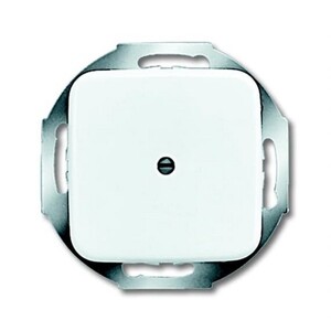 2CKA001710A0110 - Плата центральная (накладка) для вывода кабеля, с суппортом, с компенсатором натяжения, серия Reflex SI, цвет альпийский белый