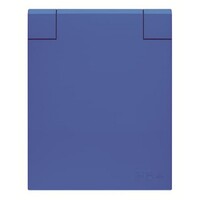 2CLA328800A1701 - UJP Розетка SCHUKO арт.3288 AZ, панельная 2P+E, IP54 с крышкой, 10/16А, 250В, цвет синий