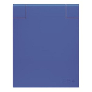 2CLA328800A1701 - UJP Розетка SCHUKO арт.3288 AZ, панельная 2P+E, IP54 с крышкой, 10/16А, 250В, цвет синий