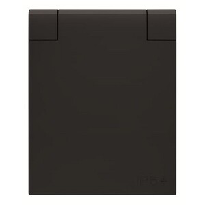 2CLA328800A1501 - UJP Розетка SCHUKO арт.3288 NG, панельная 2P+E, IP54 с крышкой, 10/16А, 250В, цвет чёрный