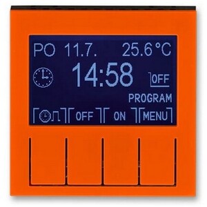 2CHH912031A4066 - Таймер ABB Levit программируемый оранжевый / дымчатый чёрный