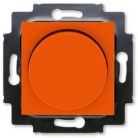 2CHH942247A6066 - Диммер поворотно-нажимной, 60-600Вт, R, Levit, оранжевый/дымчатый чёрный