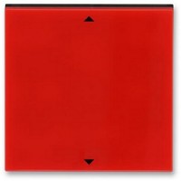 2CHH700110A4065 - Управляющий элемент Busch-Jalousiecontrol®II ABB Levit с маркировкой красный / дымчатый чёрный