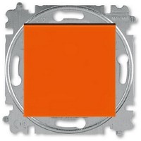 2CHH590245A6066 - Выключатель 1-клавишный 2-полюсный, Levit, оранжевый/дымчатый чёрный