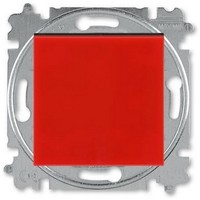 2CHH590745A6065 - Переключатель перекрёстный 1-клавишный, Levit, красный/дымчатый чёрный