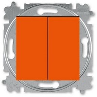 2CHH595345A6066 - Переключатель и кнопка с перекидн. конт., Levit, оранжевый/дымчатый чёрный