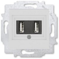 2CHH290040A6016 - USB зарядка двойная, Levit, серый