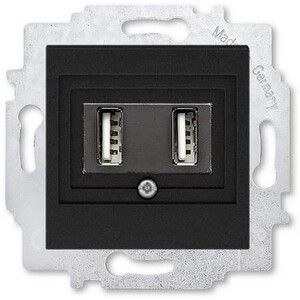 2CHH290040A6063 - USB зарядка двойная, Levit, антрацит