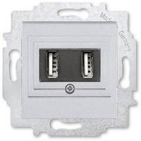2CHH290040A6070 - USB зарядка двойная, Levit, серебро