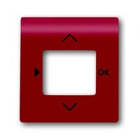 2CKA006430A0347 - Плата центральная (накладка) для таймера 6455, 6456, серия impuls, цвет бордо/ежевика