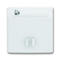 2CKA006400A0019 - Плата центральная (накладка) 6478-84 для блока питания micro USB - 6474 U, Future, альпийский белый