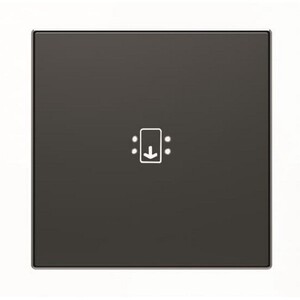 2CLA851400A1501 - Накладка для механизма карточного выключателя с линзой подсветки и маркировкой, серия SKY, цвет чёрный барх.
