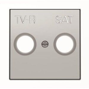 2CLA855010A1301 - Накладка для TV-R-SAT розетки, серия SKY, цвет серебристый алюминий