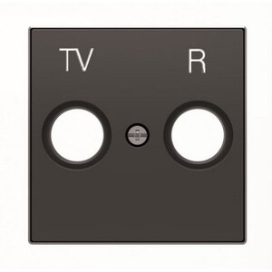 2CLA855000A1501 - Накладка для TV-R розетки, серия SKY, цвет чёрный бархат