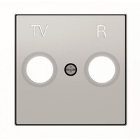 2CLA855000A1301 - Накладка для TV-R розетки, серия SKY, цвет серебристый алюминий