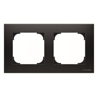 2CLA857200A1501 - Рамка 2-постовая, серия SKY, цвет чёрный бархат