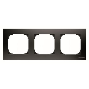2CLA857300A1501 - Рамка 3-постовая, серия SKY, цвет чёрный бархат