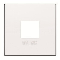 2CLA858500A1101 - Накладка для механизмов зарядного устройства USB, арт.8185, серия SKY, цвет альпийский белый