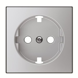 2CLA858890A1301 - Накладка для розетки SCHUKO с плоской поверхностью, серия SKY, цвет серебристый алюминий