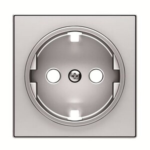 2CLA858800A1301 - Накладка для розетки SCHUKO, серия SKY, цвет серебристый алюминий